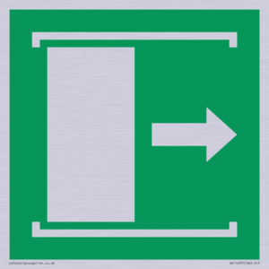 SA11637: E033 safe condition door slides right to open