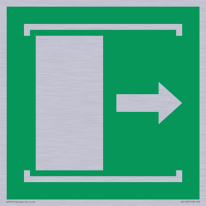 SA11637: E033 safe condition door slides right to open