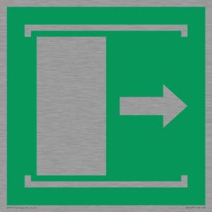 SA11637: E033 safe condition door slides right to open