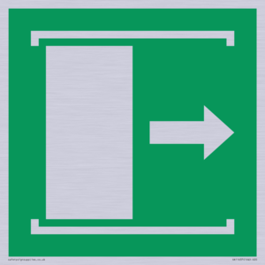 SA11637: E033 safe condition door slides right to open