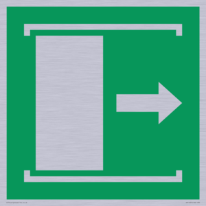 SA11637: E033 safe condition door slides right to open