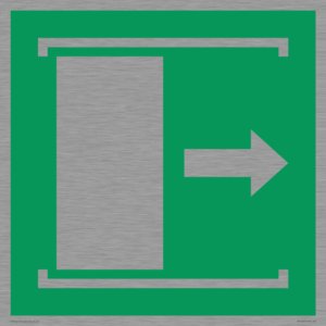 SA11637: E033 safe condition door slides right to open