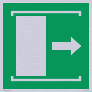 SA11637: E033 safe condition door slides right to open