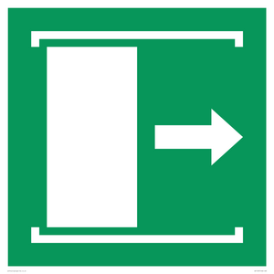 SA11637: E033 safe condition door slides right to open