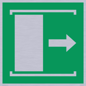 SA11637: E033 safe condition door slides right to open