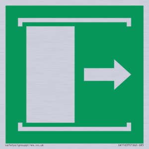 SA11637: E033 safe condition door slides right to open