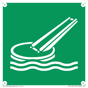 SA11681: E054 safe condition marine evacuation slide