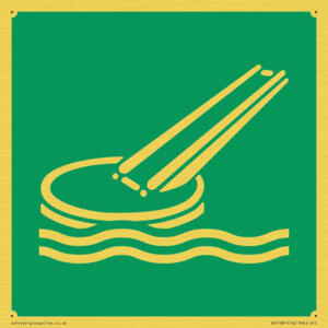 SA11681: E054 safe condition marine evacuation slide