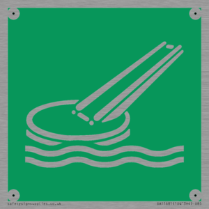 SA11681: E054 safe condition marine evacuation slide