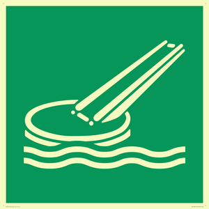 SA11681: E054 safe condition marine evacuation slide