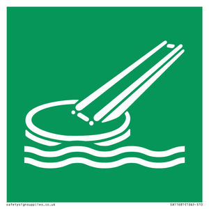 SA11681: E054 safe condition marine evacuation slide
