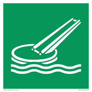 SA11681: E054 safe condition marine evacuation slide