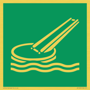 SA11681: E054 safe condition marine evacuation slide