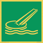 SA11681: E054 safe condition marine evacuation slide