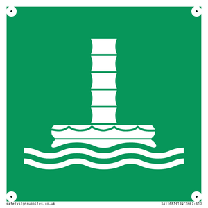 SA11683: E055 safe condition marine evacuation chute