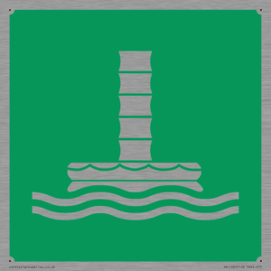 SA11683: E055 safe condition marine evacuation chute