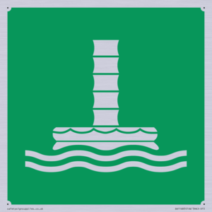 SA11683: E055 safe condition marine evacuation chute
