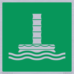 SA11683: E055 safe condition marine evacuation chute