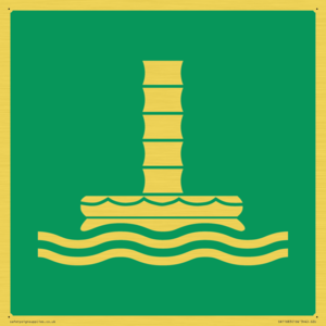 SA11683: E055 safe condition marine evacuation chute