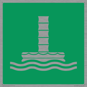 SA11683: E055 safe condition marine evacuation chute