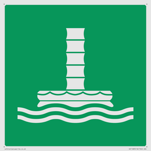 SA11683: E055 safe condition marine evacuation chute