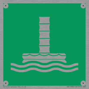 SA11683: E055 safe condition marine evacuation chute