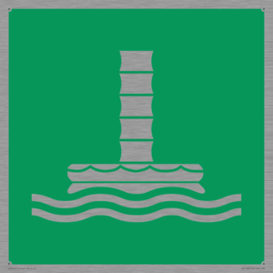 SA11683: E055 safe condition marine evacuation chute