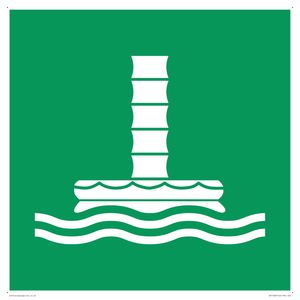SA11683: E055 safe condition marine evacuation chute