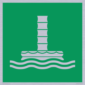 SA11683: E055 safe condition marine evacuation chute