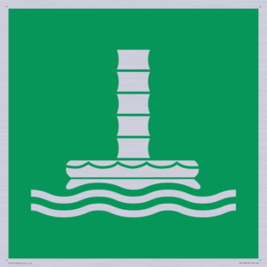 SA11683: E055 safe condition marine evacuation chute