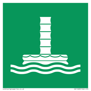 SA11683: E055 safe condition marine evacuation chute