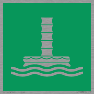 SA11683: E055 safe condition marine evacuation chute