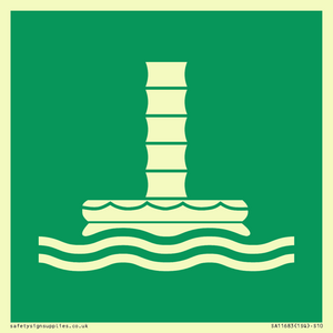 SA11683: E055 safe condition marine evacuation chute
