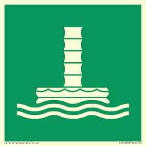 SA11683: E055 safe condition marine evacuation chute