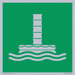 SA11683: E055 safe condition marine evacuation chute