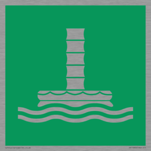 SA11683: E055 safe condition marine evacuation chute