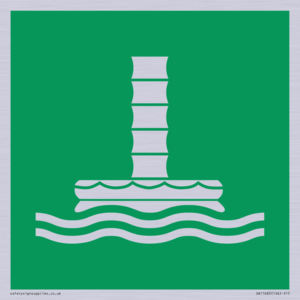 SA11683: E055 safe condition marine evacuation chute