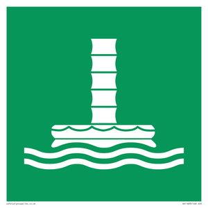 SA11683: E055 safe condition marine evacuation chute