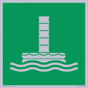 SA11683: E055 safe condition marine evacuation chute