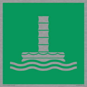 SA11683: E055 safe condition marine evacuation chute