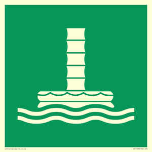 SA11683: E055 safe condition marine evacuation chute
