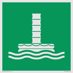 SA11683: E055 safe condition marine evacuation chute