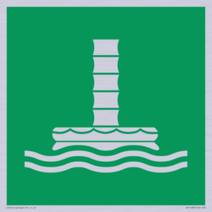 SA11683: E055 safe condition marine evacuation chute