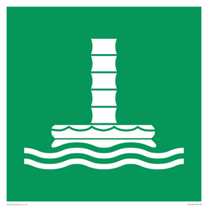 SA11683: E055 safe condition marine evacuation chute
