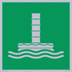 SA11683: E055 safe condition marine evacuation chute