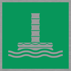 SA11683: E055 safe condition marine evacuation chute