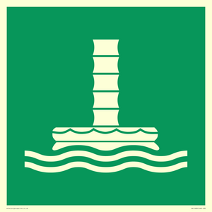 SA11683: E055 safe condition marine evacuation chute