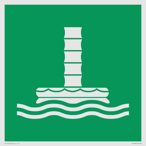 SA11683: E055 safe condition marine evacuation chute