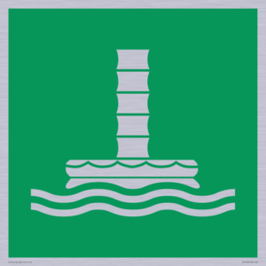 SA11683: E055 safe condition marine evacuation chute