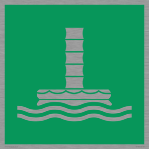 SA11683: E055 safe condition marine evacuation chute